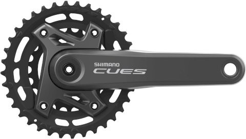 SHIMANO Kettenradgarnitur Cues FCU60002 2-PIECE schwarz