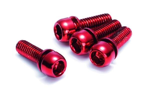 REVERSE Scheibenbremsbolzen Größe: M6 x 18 | rot | SB-Verpackung