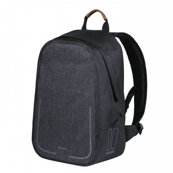 BASIL Rucksack Urban Dry Befestigung: Hook-On System | charcoal melee