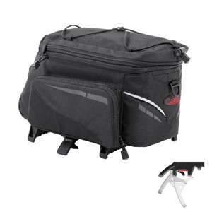 NORCO FAHRRAD-GEPÄCKTRÄGERTASCHE CANMORE TOPKLIP SCHWARZ