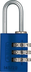 ABUS Zahlenschloss 145/20 blau B/DFNLI