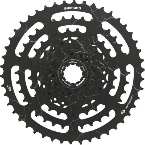 SHIMANO Kassette 9-fach LINKGLIDE CSLG300 9-fach | 11-46 Zähne | Für LINKGLIDE 10/11-fach CNLG500, H