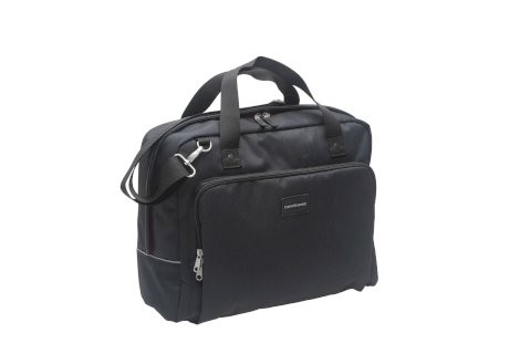 NEW LOOXS Schultertasche Postino Befestigung: Haken | schwarz