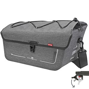 KLICKfix FAHRRAD GEPÄCKTRÄGERTASCHE RACKPACK SPORT WATERPROOF UNIKLIP 2