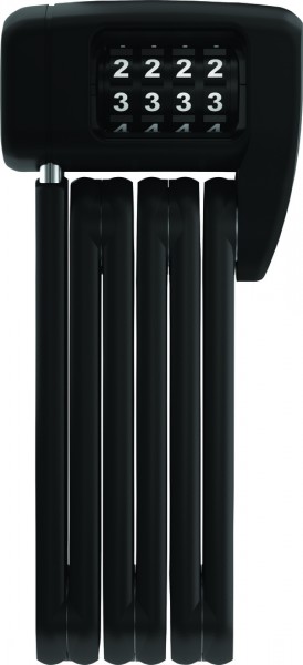 ABUS Faltschloss Bordo Lite 6055 Mini Combo schwarz/grau | Länge: 600 mm