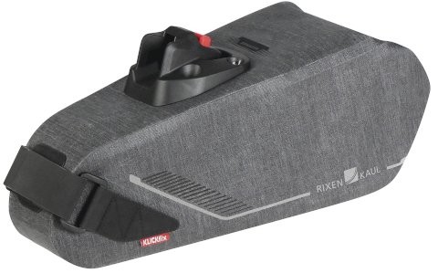 RIXEN & KAUL Satteltasche Bikepack X Compact Waterproof Contour Sattel-Adapter / Klettschlaufe | gra