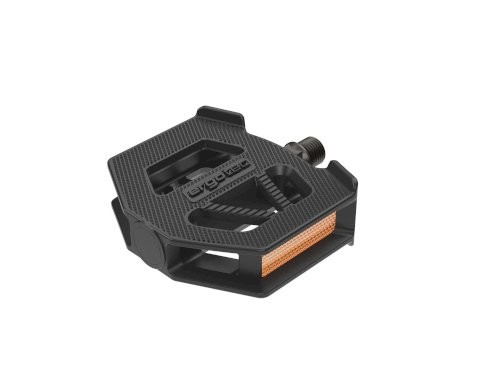 ERGOTEC Kinder Pedal EP-K Gewinde: 9/16 Zoll | Gleitlager | schwarz | SB-Verpackung