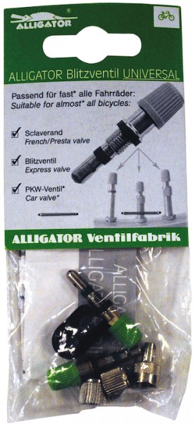 ALLIGATOR Blitzventil Universal DV | SB-Verpackung | grau / silber