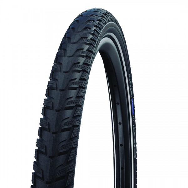 SCHWALBE Fahrradreifen Energizer Plus Tour HS 485 28 Zoll | ETRTO: 40-622 | Draht | TwinSkin | schwa