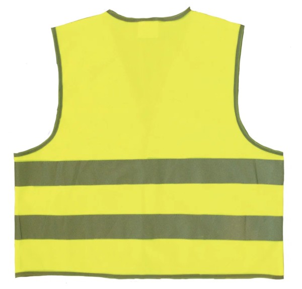 WOWOW Reflexweste Mesh Gilet for Kids gelb / silber | Kinder | Größe: M