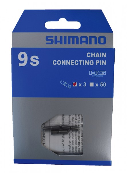 SHIMANO Kettennietstift für HG Ketten Kompatibilität: 9-fach | SB-Verpackung | matt-silber
