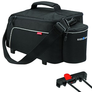 KLICKfix FAHRRAD-GEPÄCKTRÄGERTASCHE RACKPACK LIGHT FÜR RACKTIME SCHWARZ