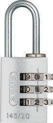 ABUS Zahlenschloss 145/20 silber Lock-Tag