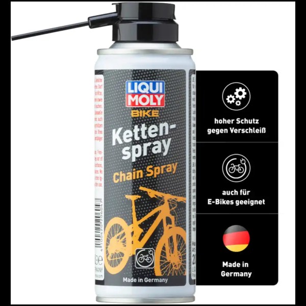 LIQUI MOLY Bike Kettenspray 200 ml schwarz