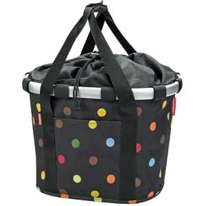 KLICKfix FAHRRADKORB BIKEBASKET DOTS