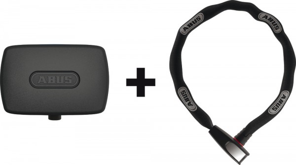 ABUS Fahrradschloss Alarmbox+6806K/75 black
