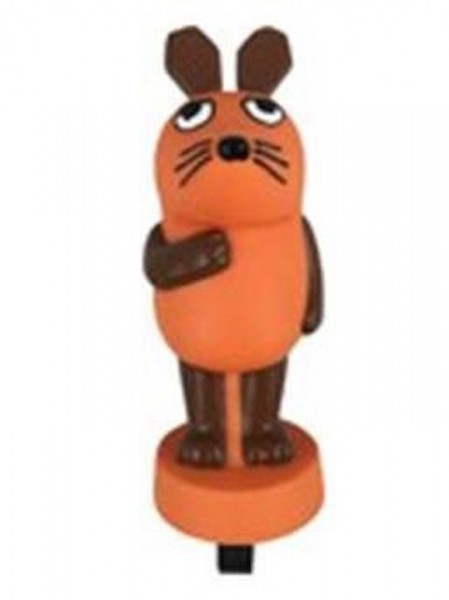 BIKE FASHION Lenkerhupe Die Maus orange / braun | Motiv: Die Maus