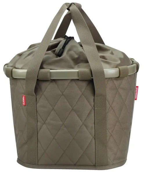 KLICKfix Reisenthel Bikebasket rhombus olive