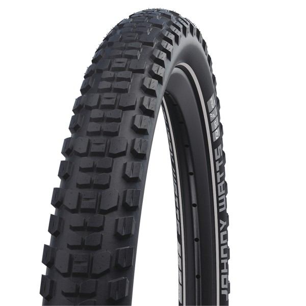 SCHWALBE Fahrradreifen Johnny Watts DD HS 604 27,5 Zoll | ETRTO: 70-584 | Draht | SnakeSkin | schwar