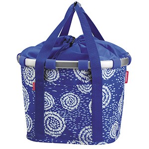 KLICKfix FAHRRADKORB BIKEBASKET BATIKSTRONG BLUE