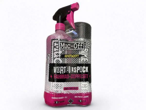Muc-Off Reinigungs-und Pflegespray Duo Pack Inhalt siehe Text