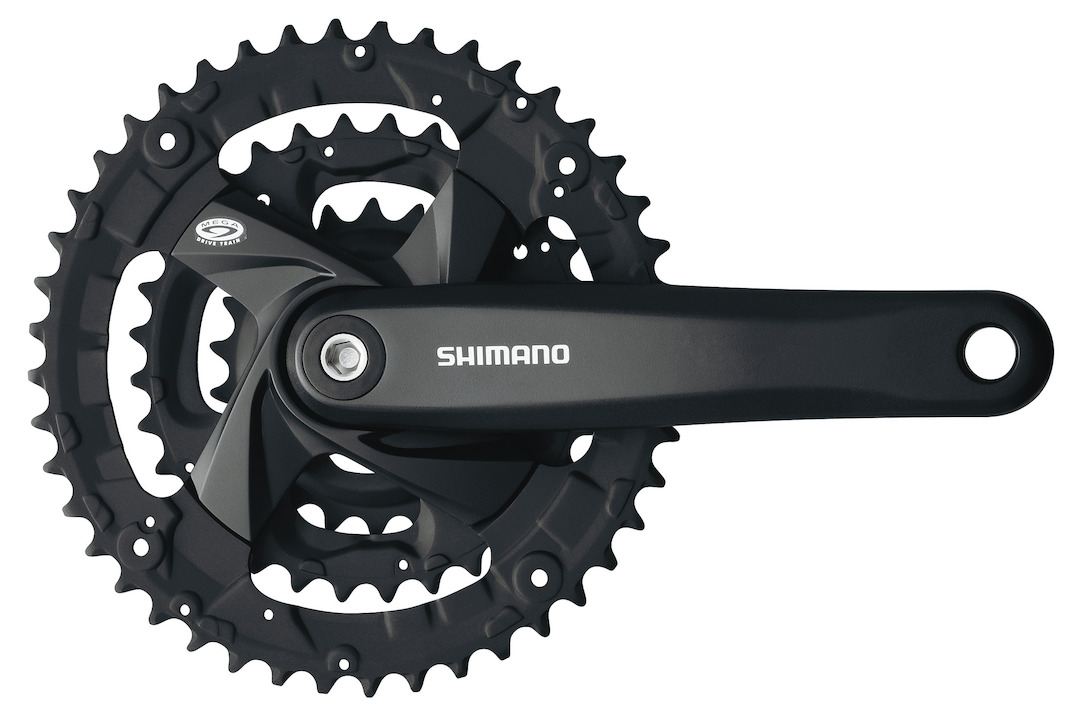 SHIMANO Kettenradgarnitur Acera FCM371 4-kant schwarz | 48 x 36 x 