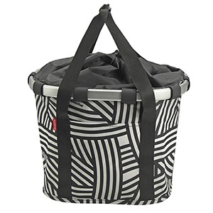 KLICKfix FAHRRADKORB BIKEBASKET ZEBRA