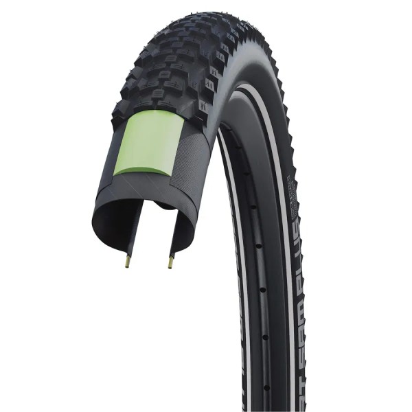 SCHWALBE Fahrradreifen Smart Sam Plus DD HS 624 schwarz Reflex