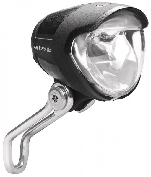 B&M E-Bike LED Scheinwerfer Lumotec IQ Avy E inkl. mit Edelstahlhater | Befestigung: Gabelkrone | sc
