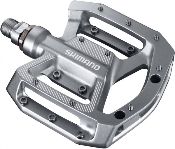 SHIMANO Plattformpedal PDGR500 gedichtetes Kompaktlager | silber | SB-Verpackung