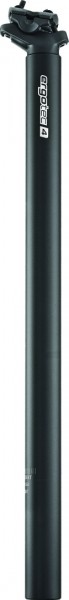 ERGOTEC Patentsattelstütze Alu Atar 550 schwarz-sandgestrahlt | Durchmesser: 33,9 mm | SB-Verpackung
