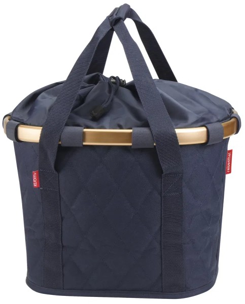 REISENTHEL Bikebasket Befestigung: Klickfix | rhombus midnight gold