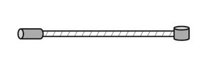 ASISTA FAHRRAD UNI-SCHALTSEIL EDELSTAHL 205CM