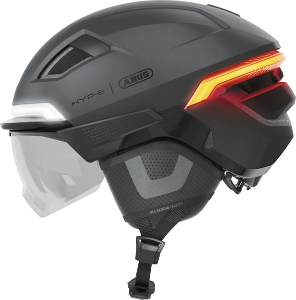ABUS E-Bikehelm HYP-E BL.ACE Größe: L | Kopfumfang: 57 - 61 cm | volcano titan
