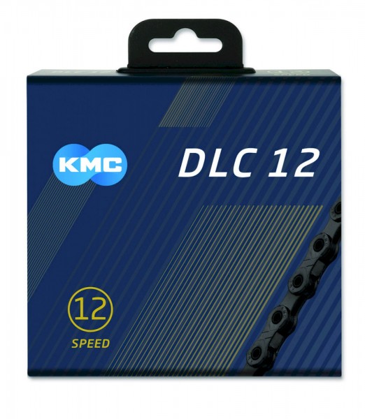 KMC Fahrrad Kette DLC12 Kompatibilität: 12-fach | SB-Verpackung | schwarz | 126 Glieder