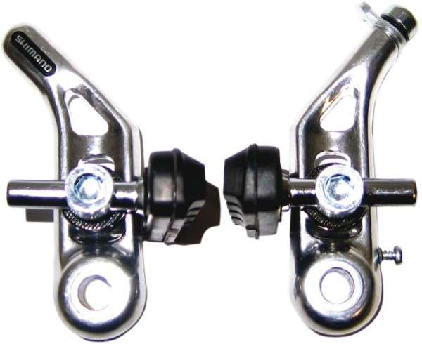 SHIMANO Cantileverbremse Altus BRCT91 Anbau: vorne / hinten | silber | Fahrradmantel