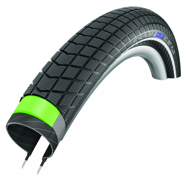 SCHWALBE Fahrradreifen Big Ben Plus HS 439 28 Zoll | ETRTO: 50-622 | Draht | SnakeSkin | schwarz Ref