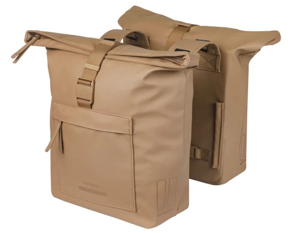 Basil Doppelpacktasche Brooklyn sand