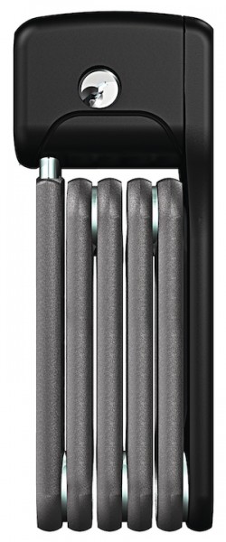 ABUS Faltschloss Bordo Lite 6055 Mini schwarz / grau | Länge: 600 mm