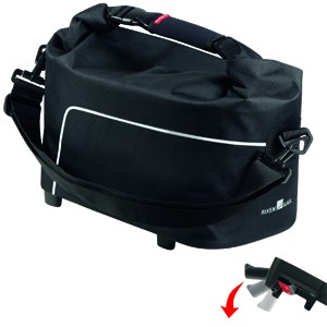 KLICKfix FAHRRAD-GEPÄCKTRÄGERTASCHE RACKPACK WATERPROOF UNIKLIP SCHWARZ