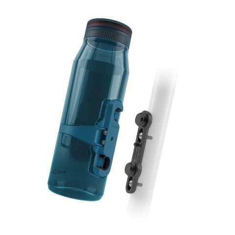 FIDLOCK Trinkflaschen Set TWIST inkl. bike base Inhalt: 700 ml | transparent blau