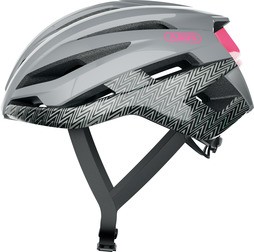 ABUS Fahrradhelm StormChaser zigzag grey shiny L