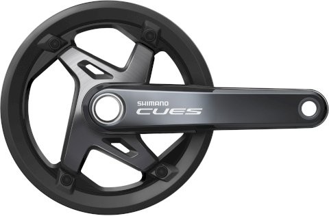 SHIMANO Kettenradgarnitur Cues FCU80001 2-PIECE schwarz