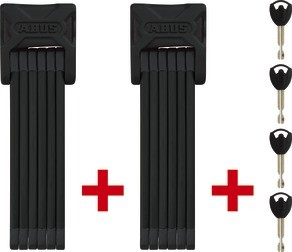ABUS Fahrradschloss BORDO? 6000/90 TwinSet SH