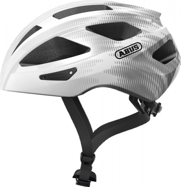 ABUS Fahrradhelm Fahrradhelm Macator white silver L