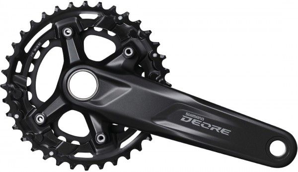 SHIMANO Kettenradgarnitur Deore FCM5100 2-PIECE schwarz | 36 x 26 Zähne