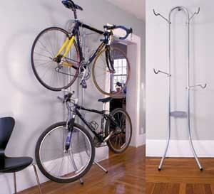 FAHRRAD-AUFHÄNGER DELTA MICHELANGELO GRAVITY STAND SILBER