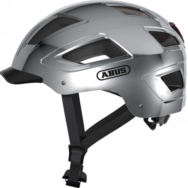ABUS Fahrradhelm Hyban 2.0 chrome silver L