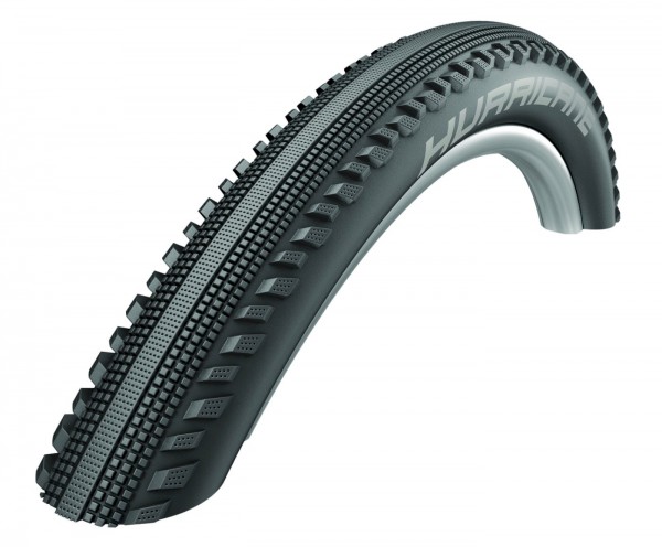 SCHWALBE Fahrradreifen Hurricane HS 499 27,5 Zoll | ETRTO: 57-584 | Draht | LiteSkin | ADDIX Standar