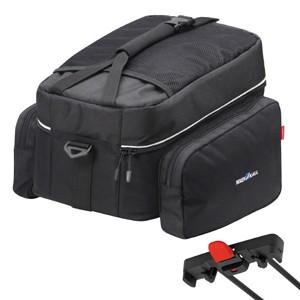 KLICKfix FAHRRAD-GEPÄCKTRÄGERTASCHE RACKPACK TOURING FÜR RACKTIME SCHWARZ